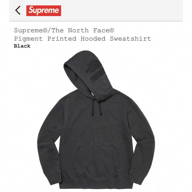 Supreme North Face Hooded Sweatshirt