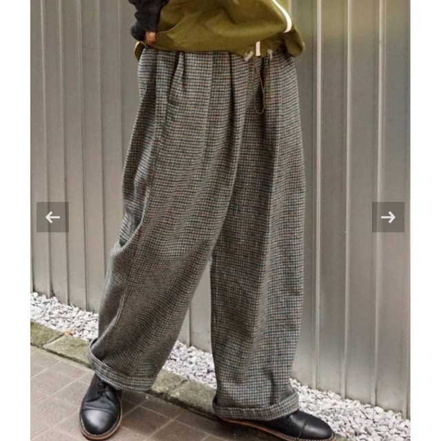 journal standard luxe Cチェック リブパンツ