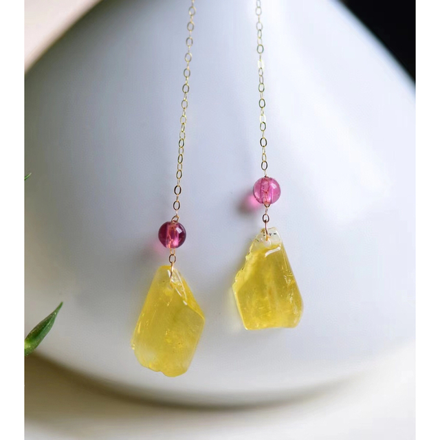 ⭐︎【高級】トルマリン ピアス k18 13.9x8.3mm 注目ショップ photo