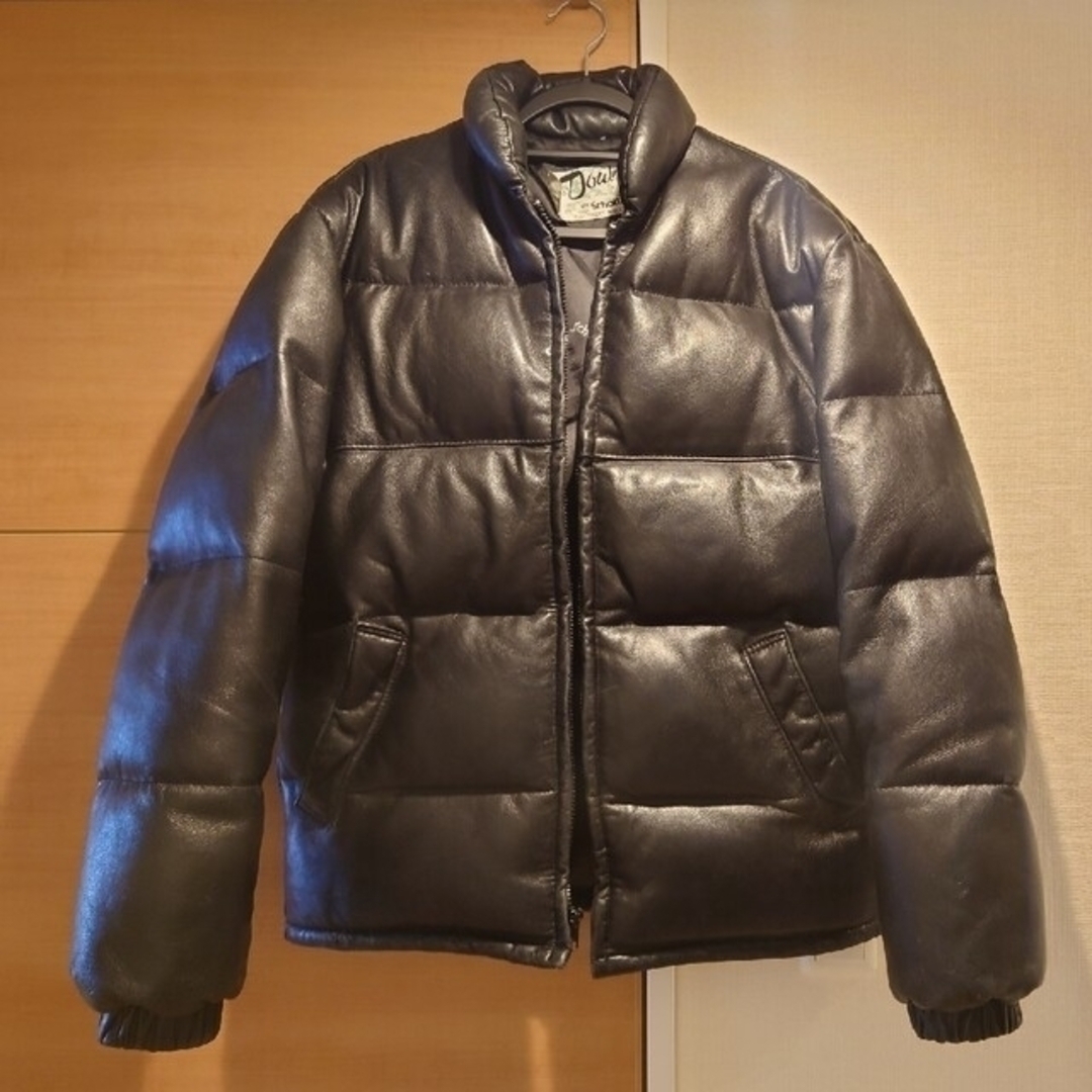 Schott Leather Down Jacket ショット ダウン 38ジャケット/アウター