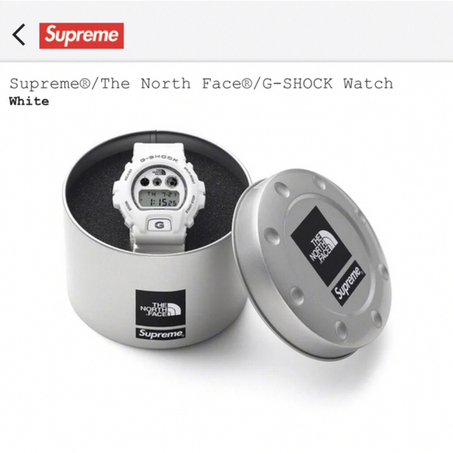 Supreme THE NORTH FACE G-SHOCK シュプリーム 白