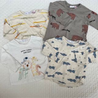 ザラ(ZARA)のZARA baby 長袖Tシャツ4枚セット(Ｔシャツ)