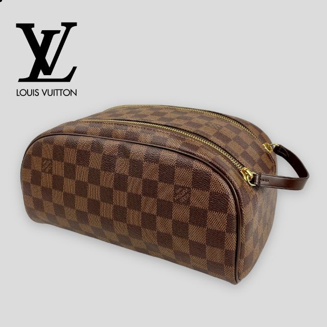 LOUIS VUITTON - ほぼ未使用■ルイ ヴィトン■ダミエ トゥルーストワレ セカンドバッグダブルZIP