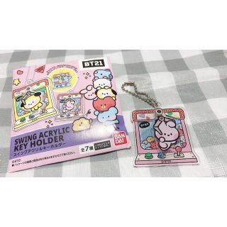 ビーティーイシビル(BT21)のスイングアクリルキーホルダーBT21(キャラクターグッズ)