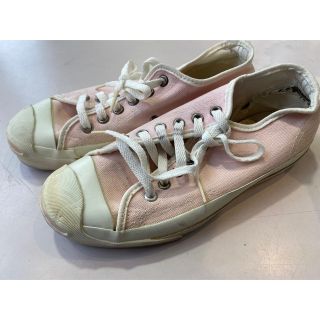 コンバース(CONVERSE)の90s USA製 コンバース ジャックパーセル ピンク 24センチ(スニーカー)