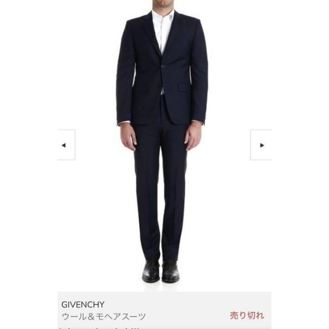 GIVENCHY スリーピース セットアップ スーツ ブラック-