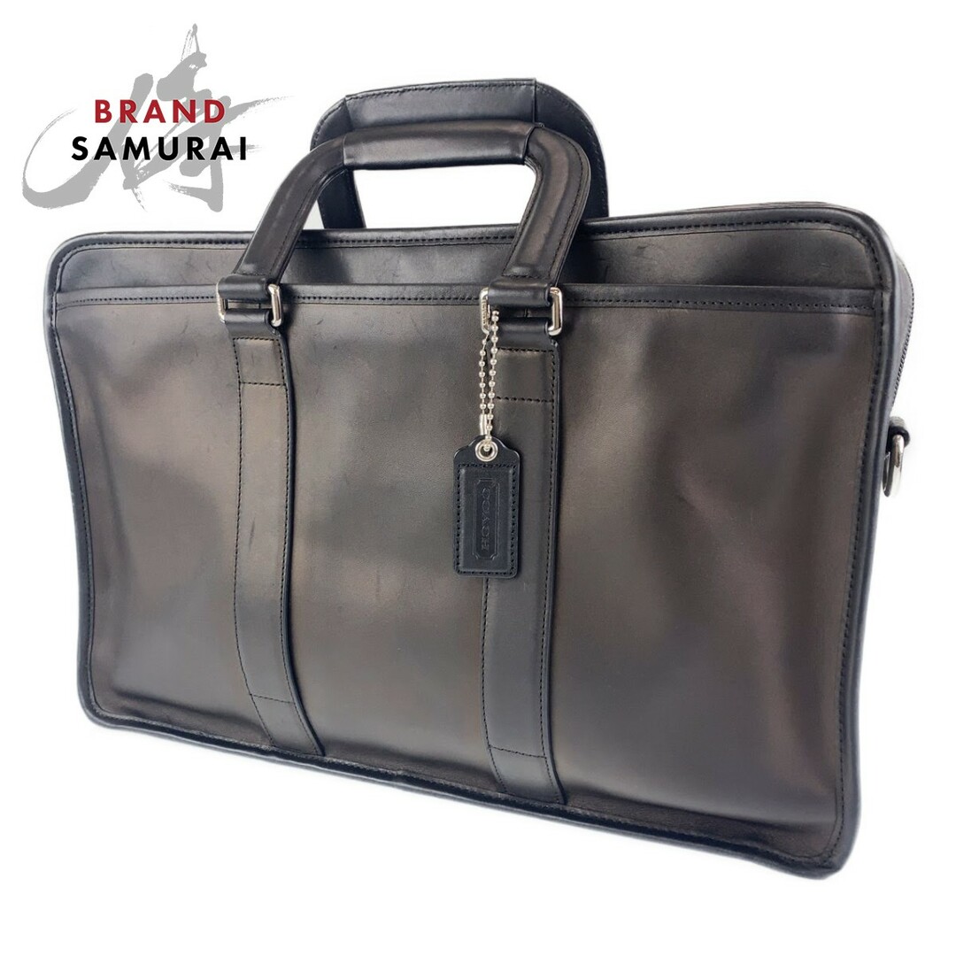 COACH コーチ ブラウン レザー K1269-F70662 ビジネスバッグ ブリーフ
