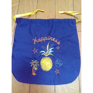 キャセリーニ(Casselini)の刺繍かわいいポーチネイビーにイエロー💙💛(ポーチ)