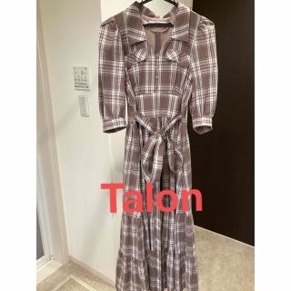 Herlipto Bergamo Plaid Tiered Long Dress