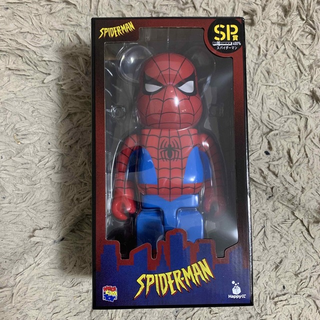 新品未開封 ベアブリック ハッピーくじ スパイダーマン 400%