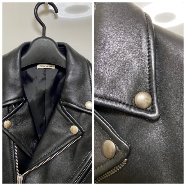 FREAK'S STORE - 美品 フリークスストア ラムレザー ダブル FREAK'S STORE - 美品 フリークスストア ラムレザー ダブル