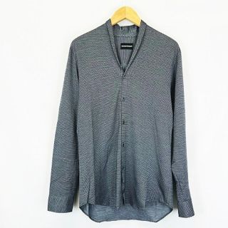 エンポリオアルマーニ(Emporio Armani)の EMPORIO ARMANI 総柄 コットン シャツ 長袖 39/15-1/2(シャツ)