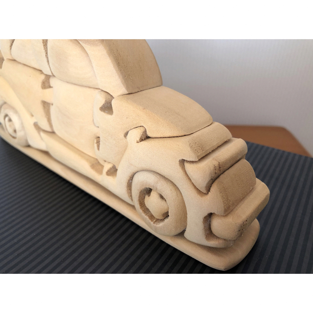 BorneLund(ボーネルンド)のボーネルンド　DOLFI木製3Dパズル　車 キッズ/ベビー/マタニティのおもちゃ(知育玩具)の商品写真