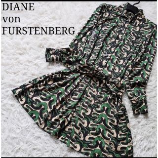 ダイアンフォンファステンバーグ(DIANE von FURSTENBERG)のダイアンフォステンバーグ　幾何学柄　ワンピース(ミニワンピース)