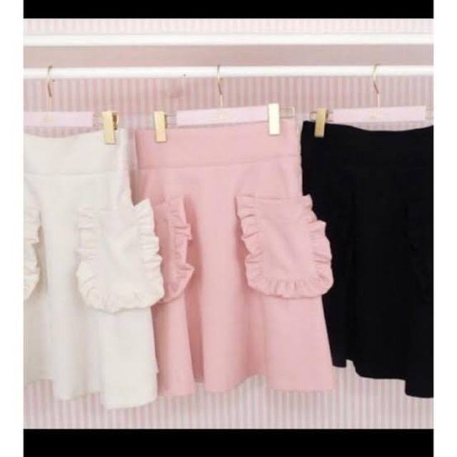 Katie(ケイティー)のCAFECHIChighwaistskirt ピンク XSサイズ レディースのスカート(ひざ丈スカート)の商品写真
