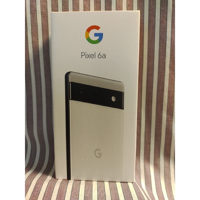 新品 Google Pixel6a au版SIMフリー 128GB Chalk スマホ/家電/カメラのスマートフォン/携帯電話(スマートフォン本体)の商品写真