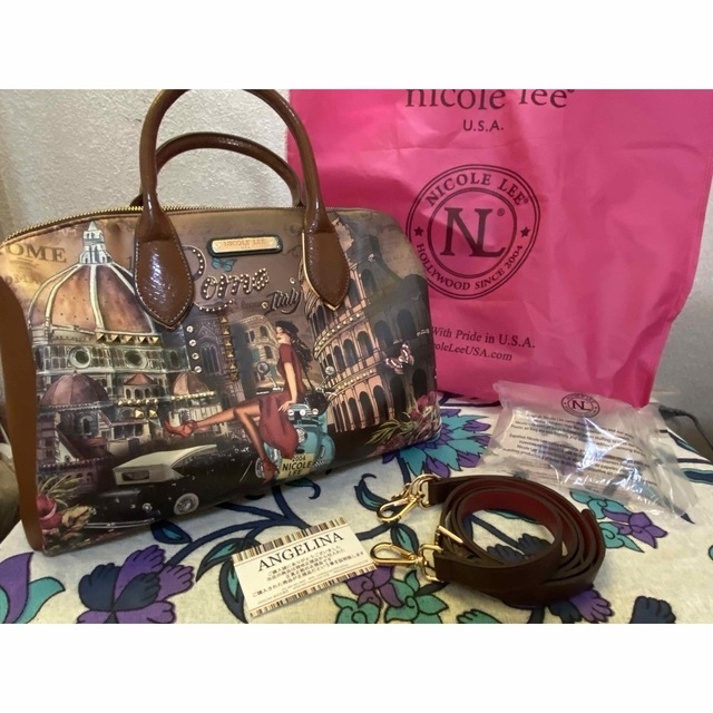 nicole lee(ニコルリー)の【NICOLE LEE ボストンバッグ】ニコールリー☆クリスマスプレゼント レディースのバッグ(ボストンバッグ)の商品写真