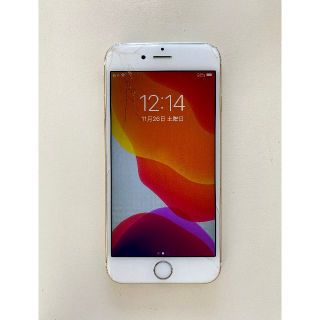 アップル(Apple)のiPhone6S 64GB SIMロック解除済み 画面割れ ジャンク 動作良好(スマートフォン本体)