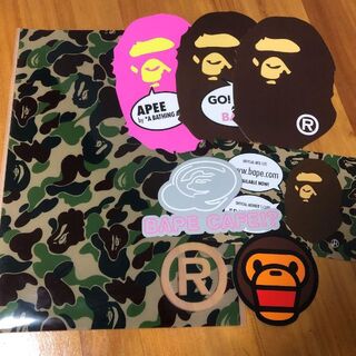 アベイシングエイプ(A BATHING APE)のA BATHING APE ファイル フライヤー ショップカード(ノベルティグッズ)