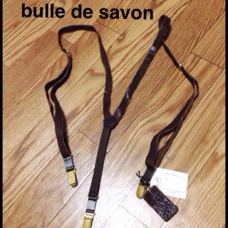 ビュルデサボン(bulle de savon)のビュルデサボン☆革サスペンダー(サスペンダー)