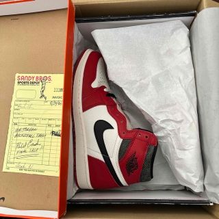 ナイキ(NIKE)のエア ジョーダン 1 レトロ Chicago HIGH OG メンズシューズ(スニーカー)