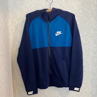 ナイキ(NIKE)のNIKE パーカー　ブルー　L(パーカー)