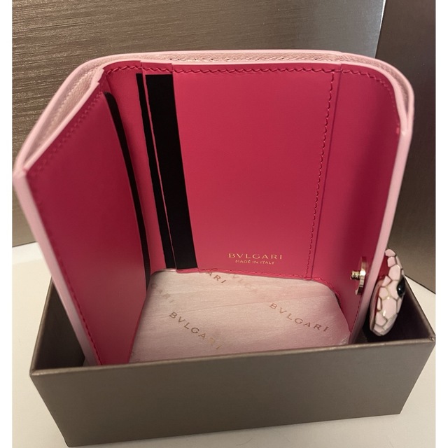 ブルガリBVLGARI セルペンティ フォーエバー 三つ折り財布 新品未使用