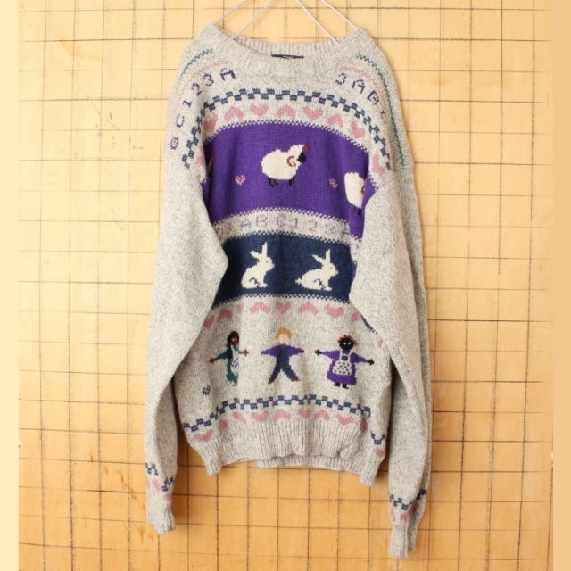 80's♡白うさぎ♡ヴィンテージセーター