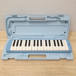 ヤマハ(ヤマハ)のピアニカ YAMAHA P-32E ブルー (新品演奏用パイプ・吸口セット)(その他)