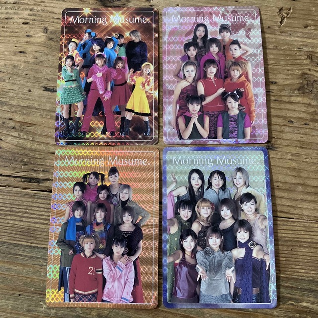 モー娘。カード4枚セット エンタメ/ホビーのタレントグッズ(アイドルグッズ)の商品写真