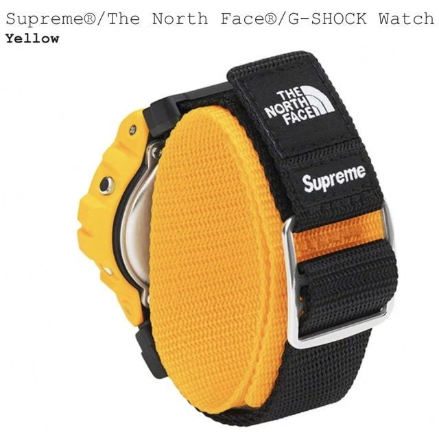 Supreme The North Face G-SHOCK 黄