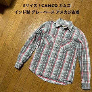 C  A M C O、カムコ、ネルシャツ、アンティーク