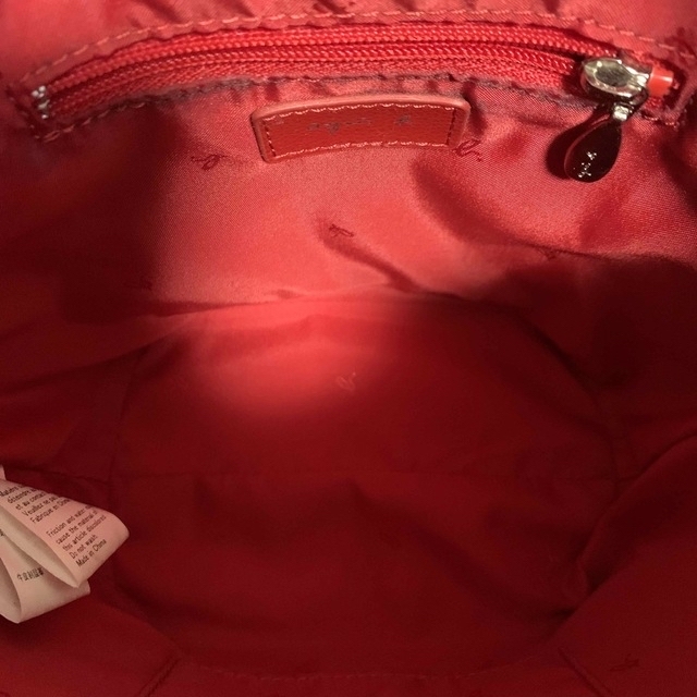 アニエスベー バッグ ほぼ新品なのに塗装の剥がれ有り 巾着型定価26000円の品