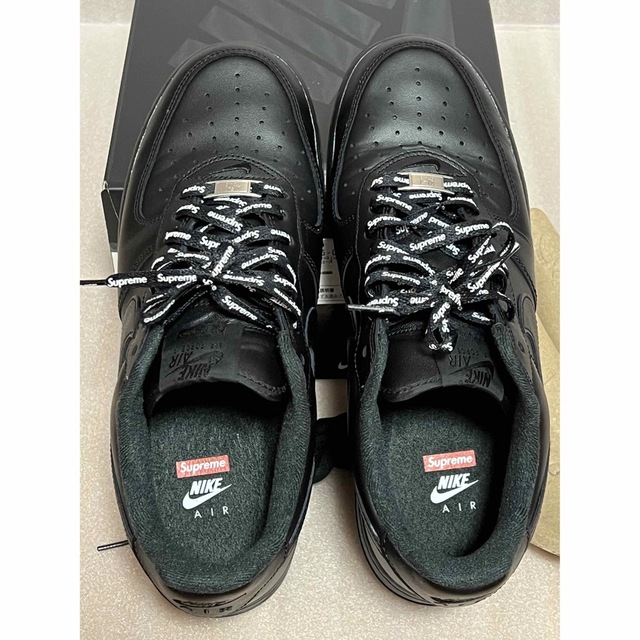 Supreme Nike Air Force1 Low BLACK 28cm