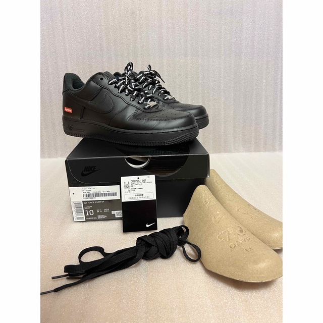 Supreme(シュプリーム)のSupreme Nike Air Force1 Low BLACK 28cm メンズの靴/シューズ(スニーカー)の商品写真