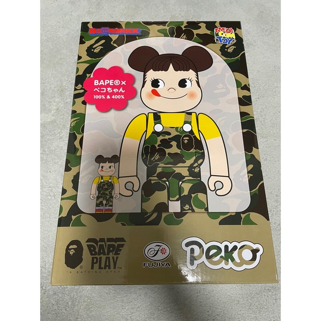 BE＠RBRICK BAPE® × ペコちゃん 100% & 400%（ブルー）