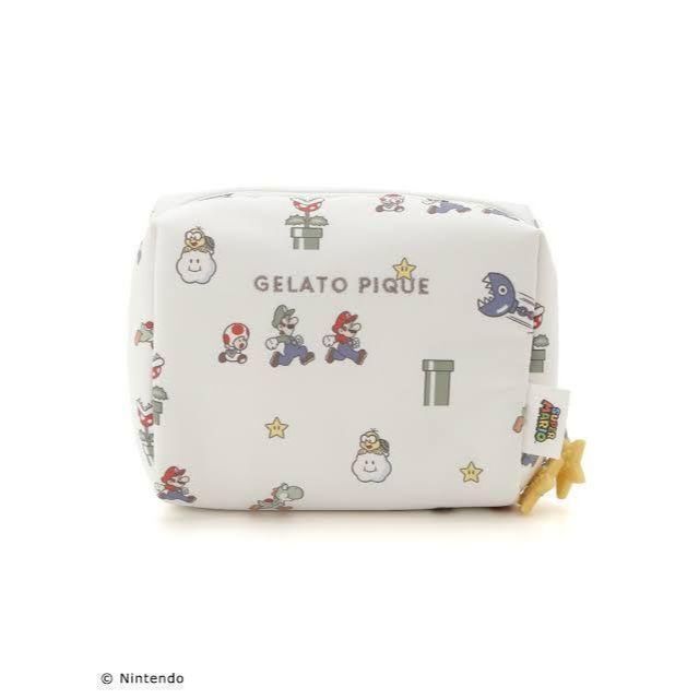 gelato pique(ジェラートピケ)の★新品未使用★　マリオ ジェラートピケ ポーチ レディースのファッション小物(ポーチ)の商品写真