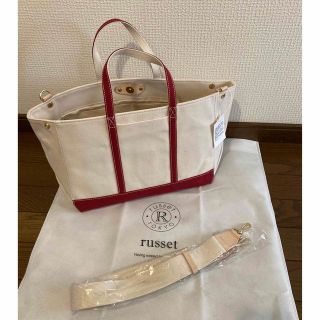 ラシット(Russet)の【値下げ】【新品】【タグ付き】russetショッパー2way キャンバストート(トートバッグ)