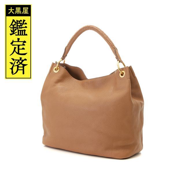PRADA プラダ バッグ ワンショルダーバッグ レザー ブラウン【473】
