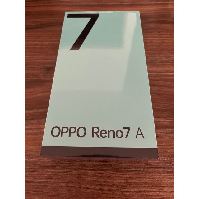 【新品未開封】OPPO Reno7A 　ワイモバイル版