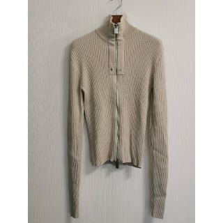 マルタンマルジェラ(Maison Martin Margiela)のAlyx Ribbed Knit Zip Sweater ドライバーズニット(ニット/セーター)