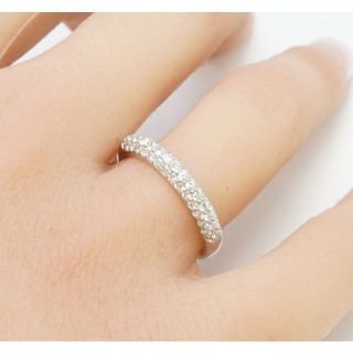 SALE新品プラチナダイヤリングD:0.50ct　パヴェタイプ