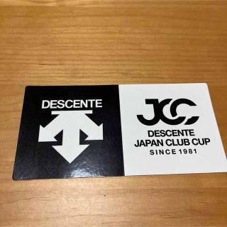 デサント(DESCENTE)のデサント　ステッカー　1枚(ステッカー)