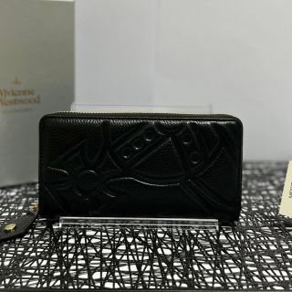 ヴィヴィアンウエストウッド(Vivienne Westwood)のVivienne Westwood 長財布 財布 黒 ブラック 型押し(財布)