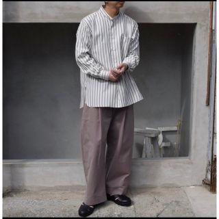 コモリ(COMOLI)のMAATEE&SONS SILK PULLOVER SHIRTS マーティー(シャツ)