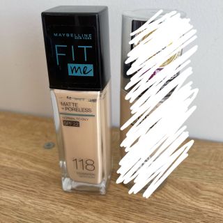 メイベリン(MAYBELLINE)のメイビリン フィットミー リキッドファンデーション R118(ファンデーション)