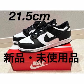 ナイキ(NIKE)のNIKE DUNK LOW PS 21.5 ナイキ ダンクロー 白黒パンダ(スニーカー)