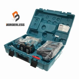 マキタ(Makita)の☆未使用品☆makita マキタ 18V＋18V＝36V 充電式シャーレンチ WT310DPG2 6.0AHバッテリー2個(BL1860B) 充電器(DC18RD) ケース付 61925(工具)