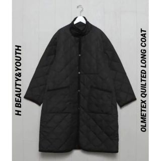 H BEAUTY&YOUTH / OLMETEX QUILTED COAT-