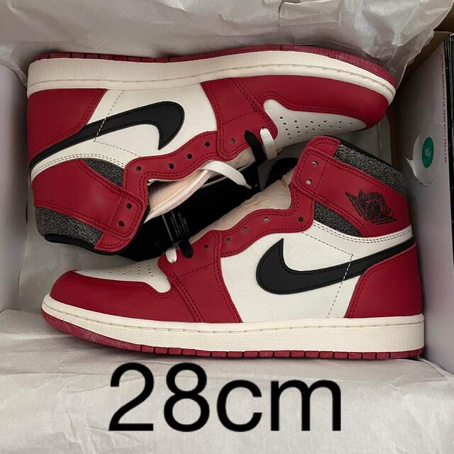 US928cm状態NIKE AIR JORDAN1 Chicago ジョーダン1 シカゴ　28cm